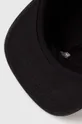 μαύρο Βαμβακερό καπέλο του μπέιζμπολ Quiksilver