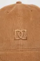 Manšestrová baseballová čiapka DC Star Star hnedá