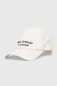 biały Marc O'Polo czapka z daszkiem bawełniana Męski