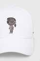 Karl Lagerfeld czapka z daszkiem 542123.805607 biały SS24