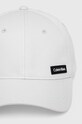 Bavlněná baseballová čepice Calvin Klein K50K510487 bílá SS24