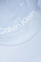 Calvin Klein czapka z daszkiem bawełniana niebieski K50K510487