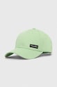 Бавовняна бейсболка Calvin Klein аплікація зелений K50K510487