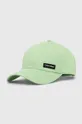 πράσινο Βαμβακερό καπέλο του μπέιζμπολ Calvin Klein Ανδρικά