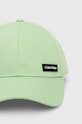 Бавовняна бейсболка Calvin Klein K50K510487 зелений SS24