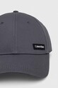 Calvin Klein șapcă de baseball din bumbac K50K510487 gri SS24
