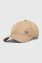 beżowy Calvin Klein czapka z daszkiem Męski
