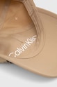Calvin Klein czapka z daszkiem beżowy K50K511762