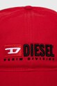 Diesel șapcă de baseball din bumbac A11356.0PFAA rosu SS24