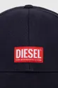 Pamučna kapa sa šiltom Diesel mornarsko plava