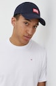 Bavlněná baseballová čepice Diesel CORRY-JACQ-WASH A11360.0BLAA námořnická modř