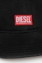 Diesel czapka z daszkiem bawełniana A11360.0BLAA czarny AA00