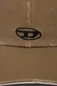 Diesel berretto da baseball in cotone marrone