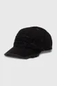 μαύρο Βαμβακερό καπέλο του μπέιζμπολ Diesel Ανδρικά