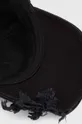 czarny Diesel czapka z daszkiem bawełniana