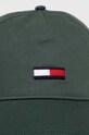Tommy Jeans czapka z daszkiem bawełniana AM0AM11692 zielony AW24