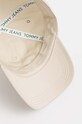 Tommy Jeans șapcă de baseball din bumbac bej AM0AM11692