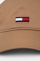 Tommy Jeans czapka z daszkiem bawełniana AM0AM11692 beżowy AW24