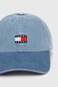 Tommy Jeans șapcă de baseball din denim AM0AM12336 albastru SS24