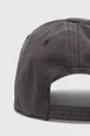 Βαμβακερό καπέλο του μπέιζμπολ Abercrombie & Fitch γκρί