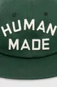 Bavlněná baseballová čepice Human Made Baseball Cap zelená