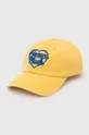 κίτρινο Βαμβακερό καπέλο του μπέιζμπολ Human Made 6 Panel Cap Ανδρικά