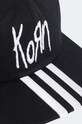 Bavlněná baseballová čepice adidas Originals Korn Cap JF3139 černá SS24