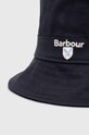 Barbour kapelusz bawełniany Cascade Bucket Hat MHA0615 granatowy SS24