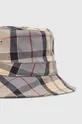 Шляпа из хлопка Barbour Tartan Bucket Hat бежевый