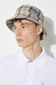 Бавовняний капелюх Barbour Tartan Bucket Hat MHA0618 бежевий