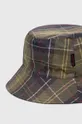 Obojstranný klobúk Barbour Hutton Reversible Bucket Hat tmavomodrá