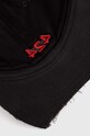 Βαμβακερό καπέλο του μπέιζμπολ 424 Distressed Baseball Hat FF4SMY01BP.TE002.999 μαύρο