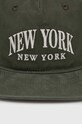 Abercrombie & Fitch șapcă de baseball din bumbac KI112.4142.300 verde SS24