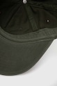 Βαμβακερό καπέλο του μπέιζμπολ Abercrombie & Fitch πράσινο KI112.4142.300