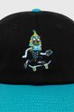 Памучна шапка с козирка ICECREAM Team EU Skate Cone Dad Cap IC24141 черен SS24