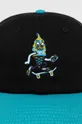 Βαμβακερό καπέλο του μπέιζμπολ ICECREAM Team EU Skate Cone Dad Cap μαύρο