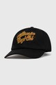 Billionaire Boys Club șapcă de baseball din bumbac Script Logo Embroidered bumbac negru B24144