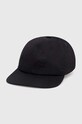 Kšiltovka MM6 Maison Margiela hladký černá SH0TC0002