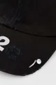 032C cotton baseball cap 'Multimedia' Cap black