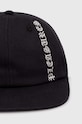 PLEASURES cotton baseball cap Horns Canvas Cap P24SP067.BLACK black SS24