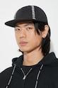 PLEASURES cotton baseball cap Horns Canvas Cap P24SP067.BLACK black