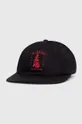 černá Bavlněná baseballová čepice Maharishi Dragon Anniversary Cap Pánský