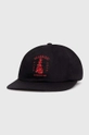 nero Maharishi berretto da baseball in cotone Dragon Anniversary Cap Uomo