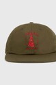 Βαμβακερό καπέλο του μπέιζμπολ Maharishi Dragon Anniversary 1276.OLIVE πράσινο SS24