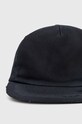 Akcesoria Maison MIHARA YASUHIRO czapka z daszkiem bawełniana Damege Processing Textile Cap A12AC402 granatowy