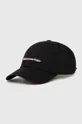 negru thisisneverthat șapcă de baseball din bumbac T-Logo Cap De bărbați