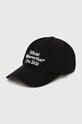 thisisneverthat berretto da baseball in cotone Times Cap applique nero TN240WHWBC04