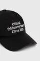 thisisneverthat berretto da baseball in cotone Times Cap nero