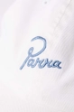 Accessories by Parra cotton baseball cap Script Logo 6 Panel Hat 51271 white