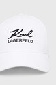 Kšiltovka Karl Lagerfeld 542123.805618 bílá SS24
